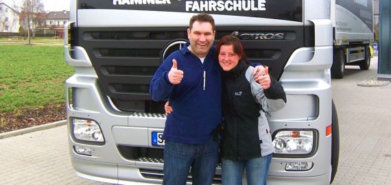 Jetzt darf ich auch LKW fahren, danke!